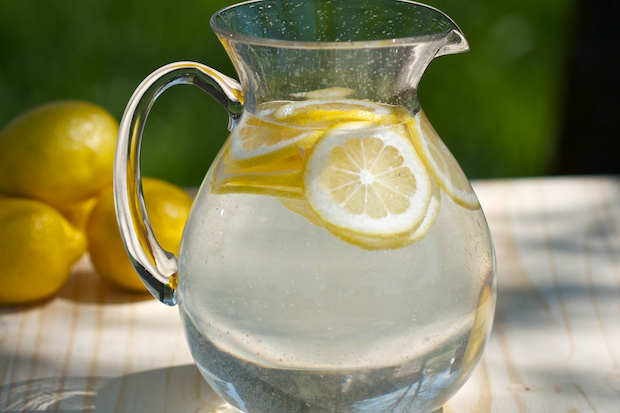 citrónová-voda